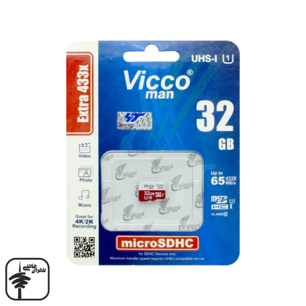 کارت حافظه microSDHC ویکو من مدل Extre 533X کلاس 10 استاندارد UHS-I U1 سرعت 80MBps ظرفیت 32 گیگابایت