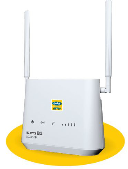 مودم ایرانسل 3G/4G مدل FD-i40 B1 به همراه سیم کارت و 7گیگ اینترنت